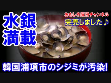 【韓国産のシジミから水銀】　漁期が終わるまで放置！