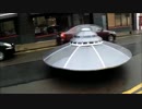 警察に追われるUFO