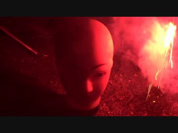 ダミーヘッドと花火で遊んでみた【ミーダちゃん】