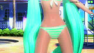 【PDA-FT】サマーアイドル【PV】【ミク+リン_スイムウェアST】_無字幕