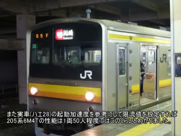 迷列車で行こう 弱電流計編 第10回 誤差+コメ返し+205系(簡易)