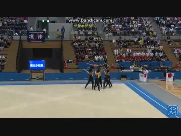【踊ってみた】徳島県立小松島高校 男子新体操　2016 インターハイ１９位
