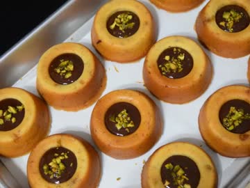 チョコバナナケーキを作ってみた