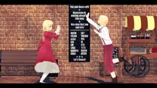 【APヘタリアMMD】リヒちゃんとリヒくんでとんとんまーえ！
