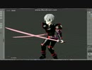 blender 戦士キャラ