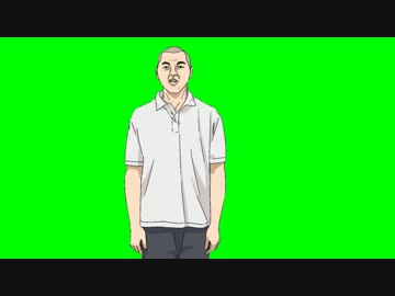 アニメ　直立不動大先輩GB