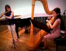 【オリジナル曲】風の森(沢野百合) - 大澤明子(フルート)＆Ayuka(ハープ)