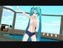【MMD】 初音ミク_デニムビキニでCalc.