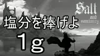 【ゆっくり】塩分を捧げよ 1g【Salt and Sanctuary】