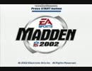 マッデンNFL（Madden NFL）2002　を実況プレイ　その①