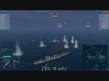 【WoWS】1.5GB投稿 画質テストその1 720p （ゲーム動画: World of Warships）
