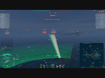【WoWS】1.5GB投稿 画質テストその1 1080p （ゲーム動画: World of Warships）