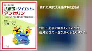 抗疲労とダイエットにアンセリン～カツオとマグロに豊富な成分で…