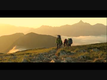 雲の尾根より［双六岳から笠ヶ岳］