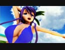 【MMD花騎士】 水着アネモネちゃん で サイバーサンダーサイダー