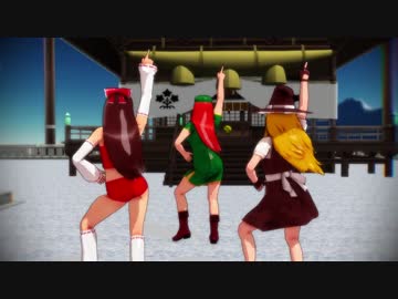 【MMD】そばかす娘達でLittleApple