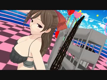 【MMD艦これ 】間宮さん水着バージョン(1.10)できました【モデル更新】