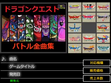 【作業用BGM】ドラゴンクエスト戦闘全曲集【ゲーム音源】
