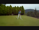 ゴルフ ドライバーのドローボールのスイング2016.8.14
