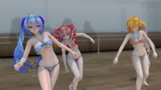 【MMD】画質テストTdaビキニモデル[Sweet Devil(colate remix)]【60fps100mb投稿】