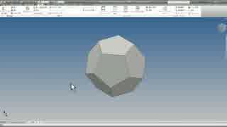 Inventor2016で正十二面体を作ってみた