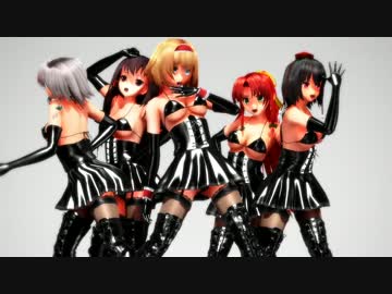 【東方MMD】霊夢・アリス・咲夜・美鈴・文ちの5人でCarry Me Off