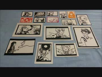 【アイカツ！】誕生日に作った切り絵　上半期まとめ【３月～８月】