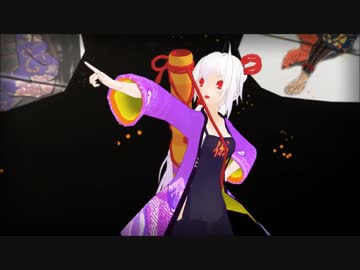 【MMDご当地キャラ】鵜結祭夏で回レ！雪月花【モデル配布】
