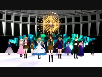 【APヘタリアMMD】にょたりあでフリツモ