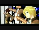【進撃のMMD】アルミンと上官二人でWAVE