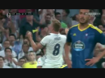 【16-17La Liga】第2節 レアル・マドリード vs セルタ