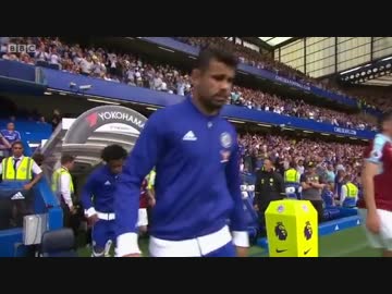 【16-17プレミアリーグ】第3節 チェルシー vs バーンリー