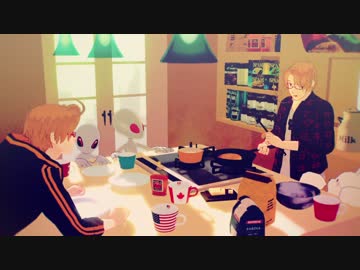 【APヘタリアMMD】 Pancake! Pancake! 【北米＆小物配布】