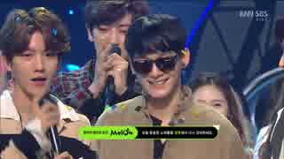 160828 EXO - Lotto 3rd win  Inkigayo