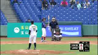 第１１回Ｕ―１８アジア選手権　日本×香港
