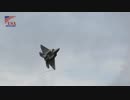 戦闘機F-22ラプターの地上走行 &【変態】 アクロバット･デモ飛行