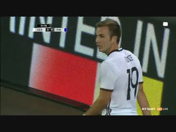 【国際親善試合】ドイツvsフィンランド ハイライト