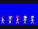 プリパラ３期ＥＤの行進をブルーバックにしてみた