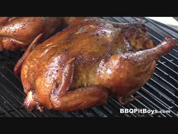 ハムとチーズとクルトンを詰めたローストチキン