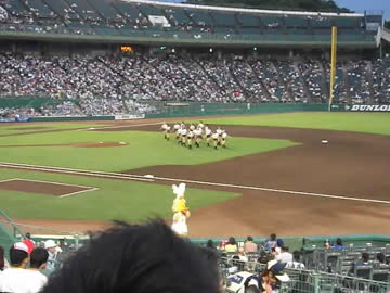 オリックス－日本ハム戦　試合前ダンス