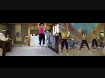 【比較】 ウサミンたいそうを踊ってみた 【左:本家　右:踊ってみた】