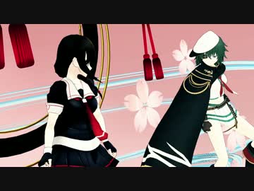 【MMD艦これ】時雨と木曾でブリキノダンス