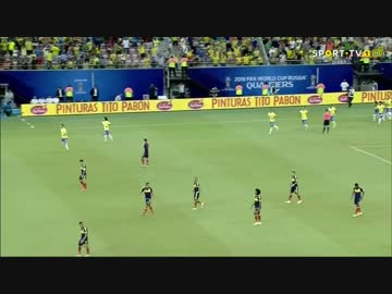 【2018ロシアW杯南米予選】ブラジルvsコロンビア