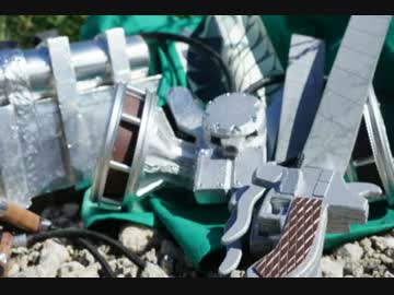 娘のコスプレ衣装と立体機動装置を作ってみた