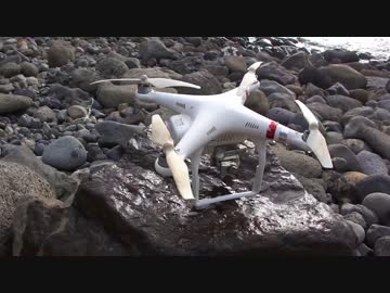 ドローンが海に墜落!水深6mに沈む直前ドローン自身が撮った動画がコレだ!