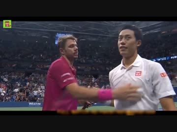 【全米オープン】 錦織、ワウリンカに逆転負け  【ハイライト】