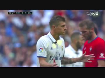 【リーガBBVA第3節】レアル・マドリード vs オサスナ ハイライト