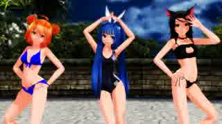【MMD】爆乳音頭【ニパ子、カムイ、ホヤ子】