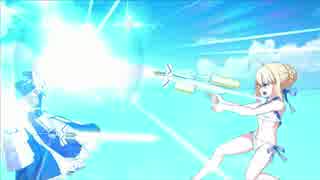 【Fate/grand order】1レベ弓トリア単騎　大海原と竜の国 RankA