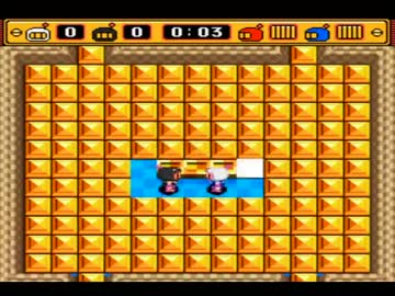 スーパーボンバーマン2　例のクソステージで1対1のガチ対戦 1/2